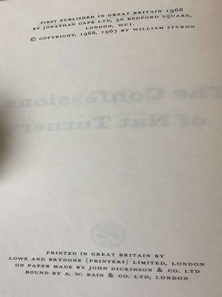 The Confessions of Nat Turner