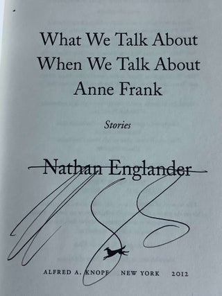 What we Talk About when we Talk About Anne Frank