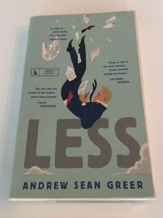 Item #000923 Less (Advance Reading Copy). Andrew Sean Greer