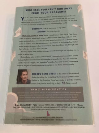 Less (Advance Reading Copy)