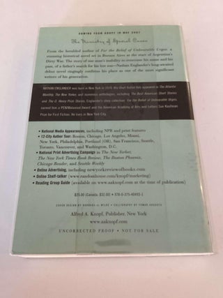 The Ministry of Special Cases (Advance Reading Copy)