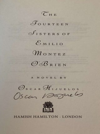 The Fourteen Sisters of Emilio Montez O' Brien (1st British Ed.)
