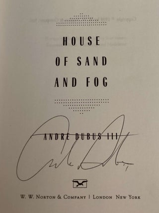 House of Sand and Fog (Uncorrected Proof)
