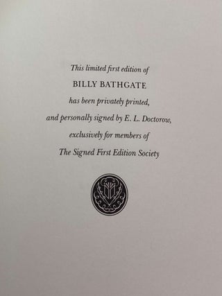 Billy Bathgate (Signed Limited Ed.)