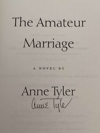 The Amateur Marriage