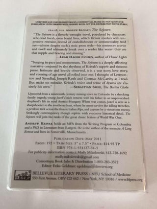 The Sojourn (Uncorrected Proof)