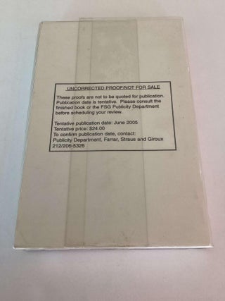 Specimen Days (Uncorrected Proof)