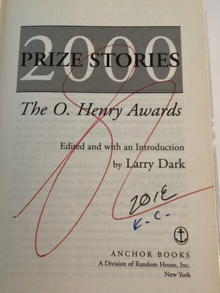 The O. Henry Prize Stories 2000
