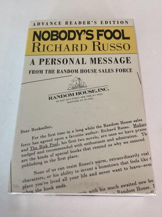 Item #1574 Nobody's Fool (ARC). Richard Russo