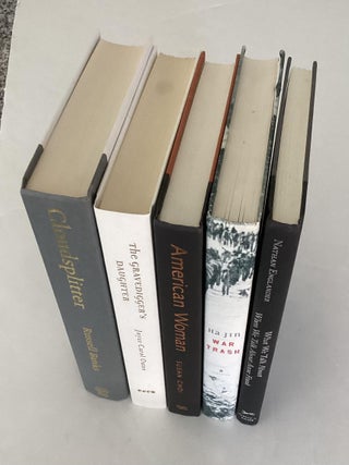 Pulitzer Prize Finalists 5-Book Lot: Cloudsplitter, American Woman, What We Talk About When We Talk About Anne Frank, War Trash, The Gravedigger’s Daughter