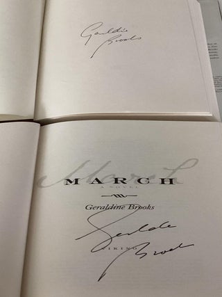 March (Signed 3-book lot)