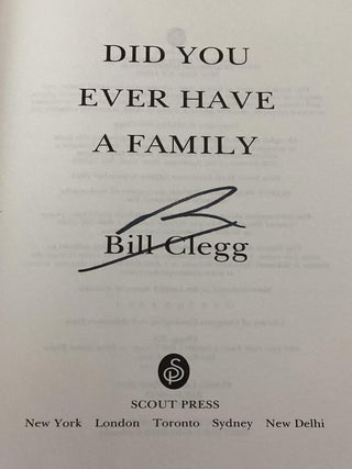Did you Ever Have a Family
