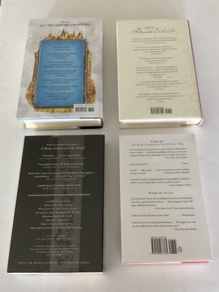 Signed 4-Book Lot by Pulitzer Prize Winning Authors: Flesh and Blood, This is How You Lose Her, Cloud Cuckoo Land, LaRose