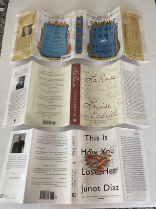 Signed 4-Book Lot by Pulitzer Prize Winning Authors: Flesh and Blood, This is How You Lose Her, Cloud Cuckoo Land, LaRose