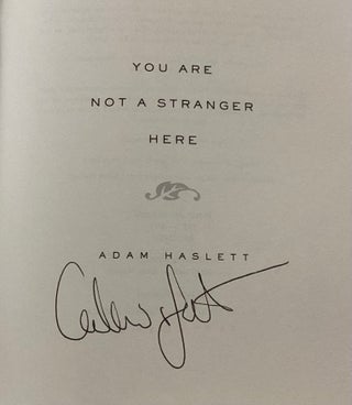 2-Book Lot: You Are Not a Stranger Here, Union Atlantic
