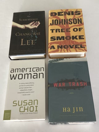 Pulitzer Prize Finalists 4-Book Lot: American Woman, War Trash, The Surrendered, Tree of Smoke