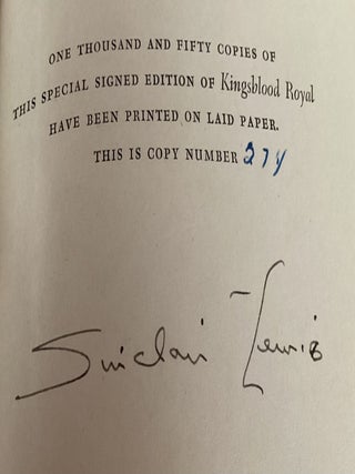 Kingsblood Royal (Signed Limited)