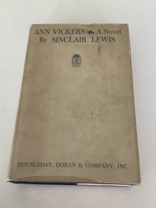 Item #1814 Ann Vickers. Sinclair Lewis
