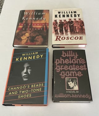 Item #1840 William Kennedy 4-Book Lot: Billy Phelan"s Greatest Game (signed), The Flaming...