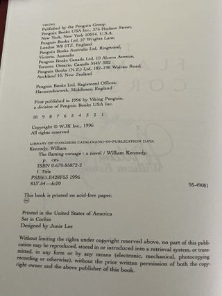 William Kennedy 4-Book Lot: Billy Phelan"s Greatest Game (signed), The Flaming Corsage (signed), Roscoe, Chango"s Beads and Two-Tone Shoes (signed)