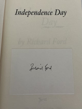 3-Book Lot of Pulitzer Prize for Fiction-winning Books: The Mambo Kings Play Songs of Love (signed), Independence Day (ARC signed on bookplate), Tinkers