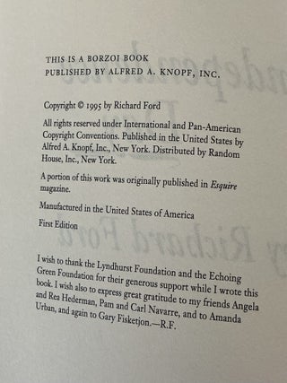 3-Book Lot of Pulitzer Prize for Fiction-winning Books: The Mambo Kings Play Songs of Love (signed), Independence Day (ARC signed on bookplate), Tinkers