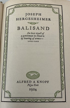 4-Book Lot of Books Mentioned by Pulitzer Prize for Fiction Juries or by Pulitzer Prize Winning Authors: Balisand, Michael Scarlett, O Shepherd Speak, A Rope for Dr. Webster