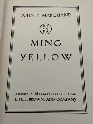 Ming Yellow