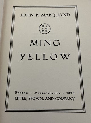 Ming Yellow