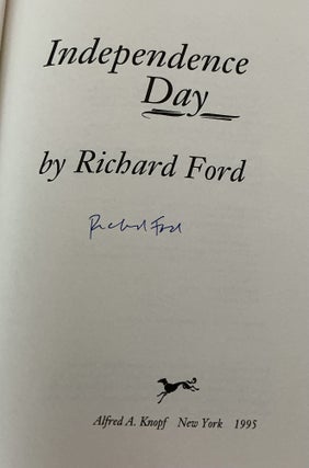 2-Book Lot of Pulitzer Prize for Fiction-winning Books: Independence Day (signed), The Known World (ARC)