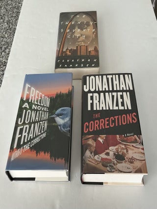 Jonathan Franzen 3-Book First Edition Lot: The Twenty-Seventh City (signed ARC), The Corrections,...