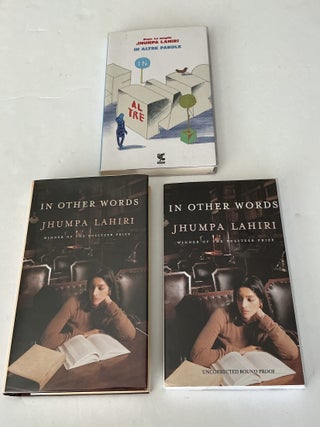 In Other Words 3-Book Lot: U.S. advance reader's edition and signed U.S. first edition,...