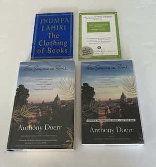 Item #1882 4-Book Lot: Four Seasons in Rome (proof, first edition), The Clothing of Books (proof,...