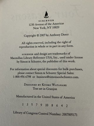 4-Book Lot: Four Seasons in Rome (proof, first edition), The Clothing of Books (proof, first edition)